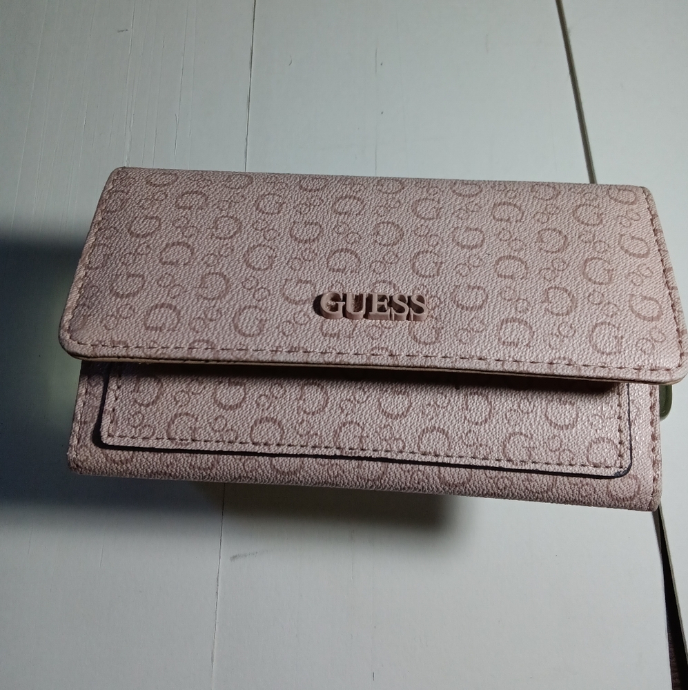 GUESS WALLET COLOR-MAUVE